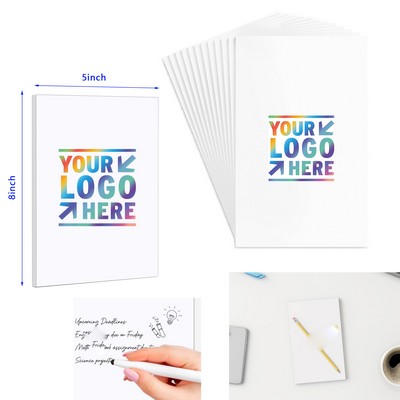 5" x 8" Blank Notepad