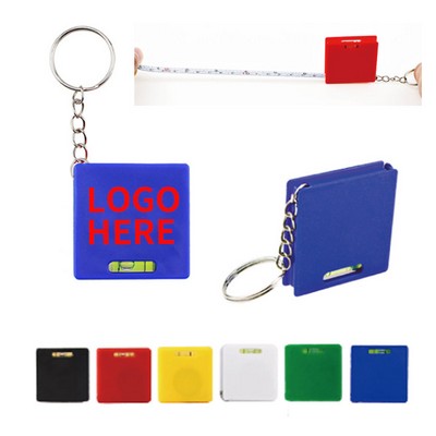 Mini Ruler with Integrated Level & Keychain