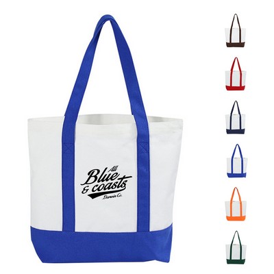 Natural Cotton Travel Tote Bag